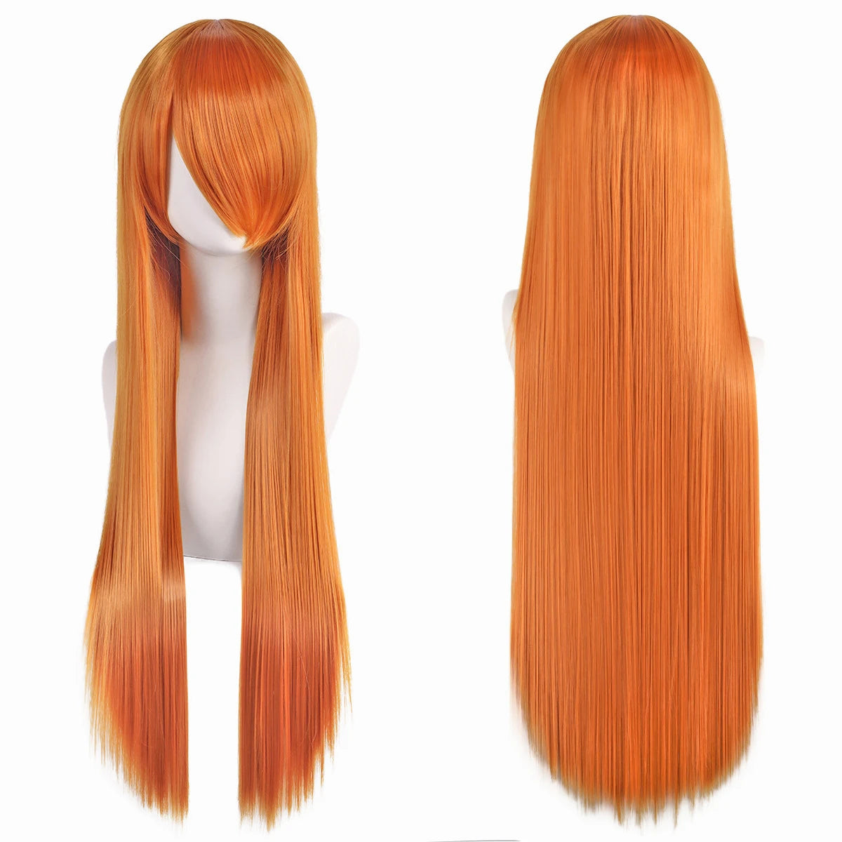 Long Straight Cosplay Wig – 32 Inch Synthetic Lolita Hair, 36 Colors
