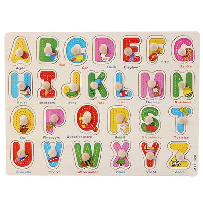 Wooden Montessori Puzzle Toy for Toddlers Ages 1-3