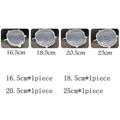 Silicone Stretch Lids Universal Food Cover – 16 Sizes