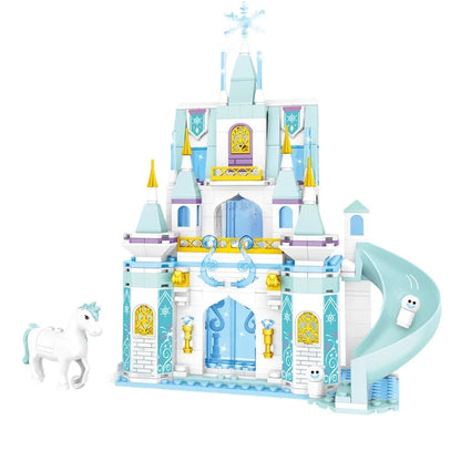Frozen Princess Ice Castle Building Blocks Set – Girls Toy Gift