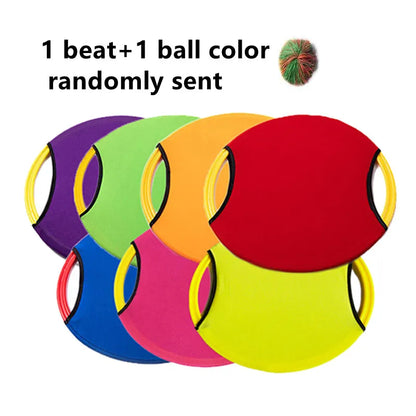 Bouncing Paddle Ball Set – Kids Outdoor Throwing & Catching Sensory Toy