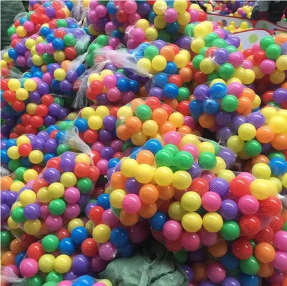 100pcs Colorful Soft Ball Pit Balls for Kids & Babies