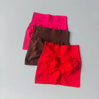 Ruched Butt Lift Yoga Shorts – High Waist Women's Workout Shorts