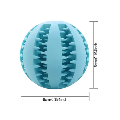 Dog Treat Dispensing Ball – Interactive Chew & Puzzle Toy