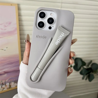 Makeup Brand Lemontini Dopamine Lip Gloss Case Iphone 15 16 17 Promax 12 13 14 Air Pro Max Plus
