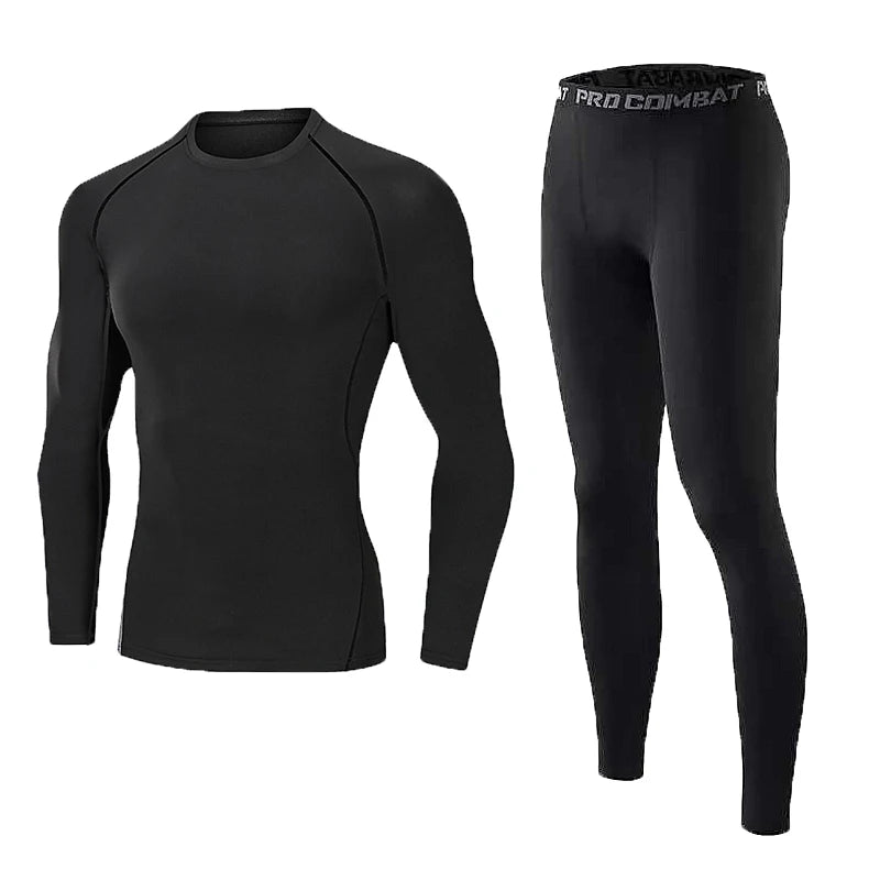 Men's Thermal Compression Set – Long Sleeve Top & Leggings