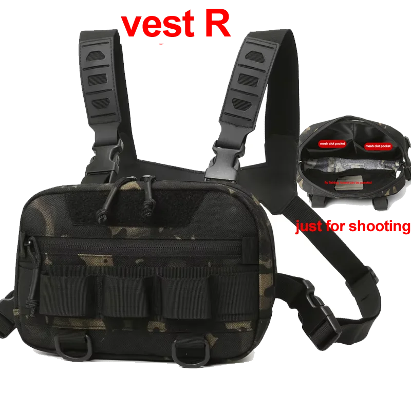 Tactical Chest Rig Bag – Outdoor Vest Pack for Hiking & Camping