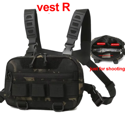 Tactical Chest Rig Bag – Outdoor Vest Pack for Hiking & Camping