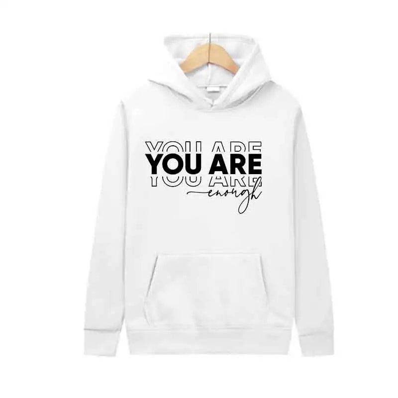 Letter Print Hoodie Casual Streetwear Jogging Pullover Sweatshirt