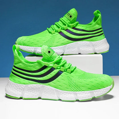 Men's Lightweight Knit Sneakers – Breathable Anti-Slip Running Shoes