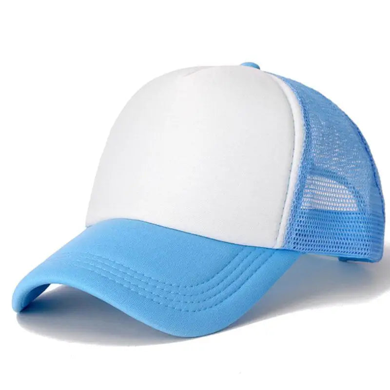 Mesh Trucker Baseball Cap – Adjustable Snapback Hat for Men & Women
