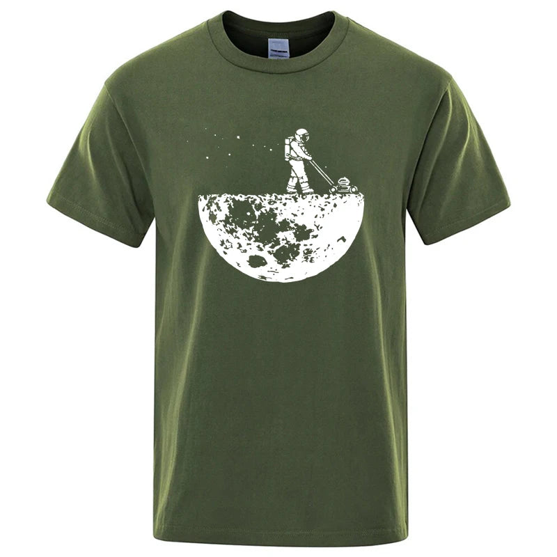 Lunar Cleaner Graphic T Shirt Funny Cotton Blend Tee