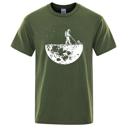 Lunar Cleaner Graphic T Shirt Funny Cotton Blend Tee
