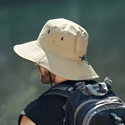 Waterproof Bucket Hat – Men's Breathable Outdoor Sun Hat