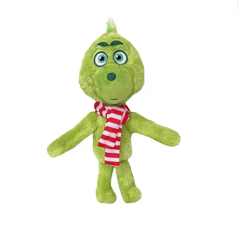 Grinch Plush Doll – 32cm Christmas Stuffed Toy for Kids