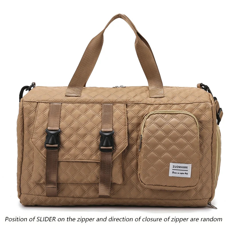 Nylon Travel Duffle Bag Large Gym Sports Overnight Bag