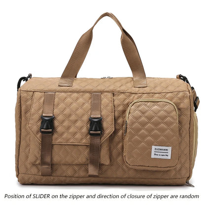 Nylon Travel Duffle Bag Large Gym Sports Overnight Bag