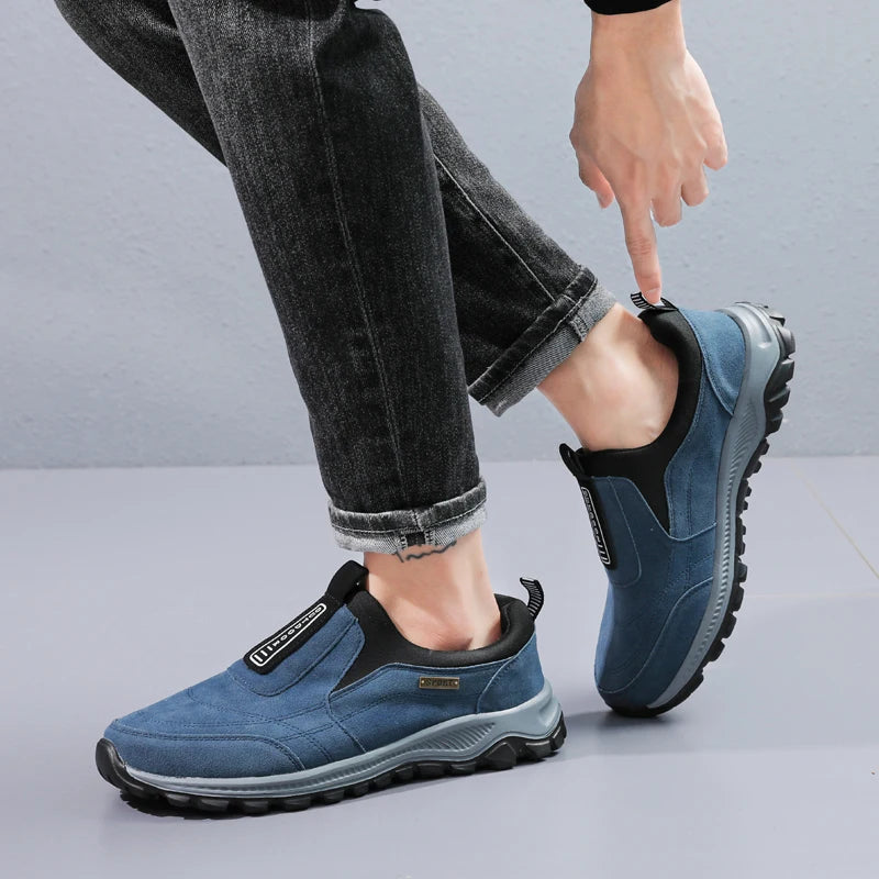 Men's Slip-On Outdoor Sneakers – Lightweight Anti-Slip Walking Shoes