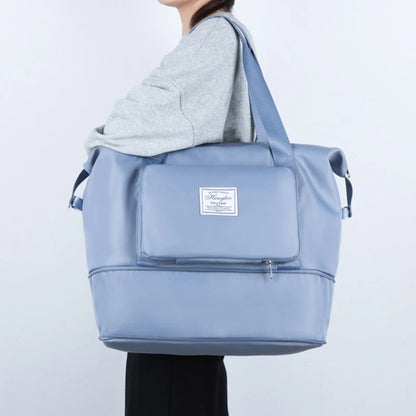 Expandable Travel Duffel Bag – Waterproof Foldable Weekender