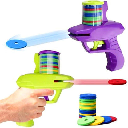 Foam Disc Launcher Toy Gun for Kids – Outdoor Shooting Game