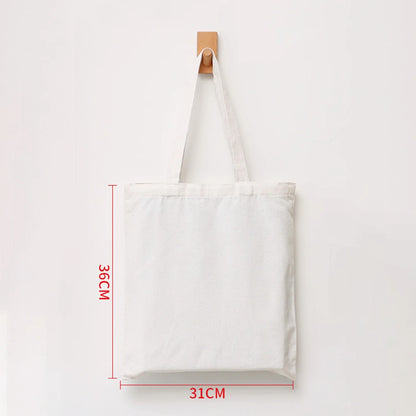 Canvas Tote Bag – Large Capacity Eco-Friendly Reusable Cotton Shoulder Bag