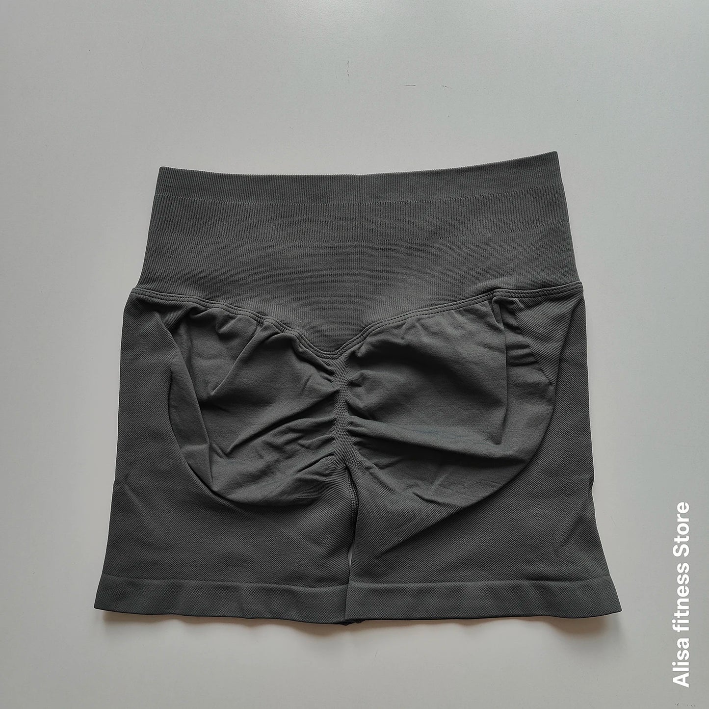 High-Waist Seamless Yoga Shorts – Women's Tummy Control Biker Shorts