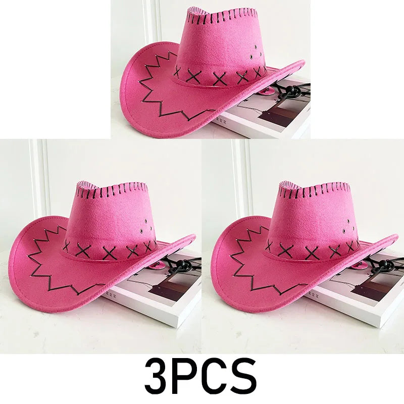 Western Cowboy Hat – Unisex Cowgirl Hat for Women & Men