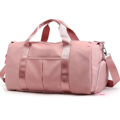 Women's Gym Duffel Bag – Waterproof Wet Dry Separation Travel & Yoga Bag