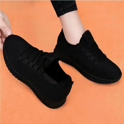 Platform Sneakers for Women – Breathable Non-Slip Casual Shoes