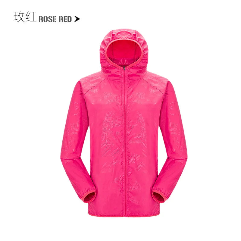 Waterproof Rain Jacket for Men & Women – Quick Dry Outdoor Coat
