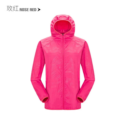 Waterproof Rain Jacket for Men & Women – Quick Dry Outdoor Coat