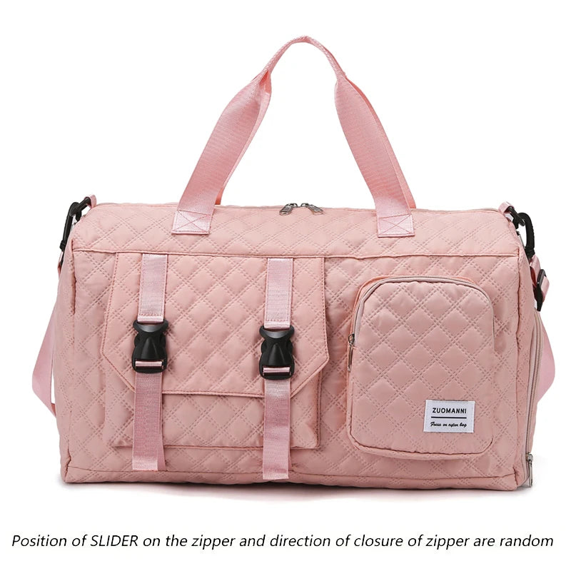 Nylon Travel Duffle Bag Large Gym Sports Overnight Bag