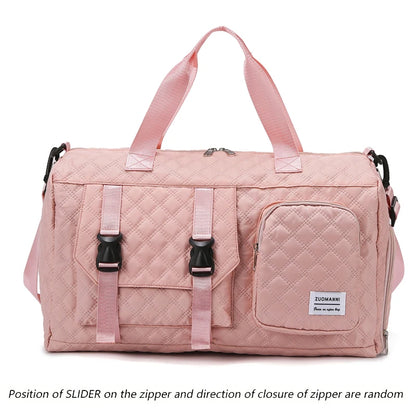 Nylon Travel Duffle Bag Large Gym Sports Overnight Bag