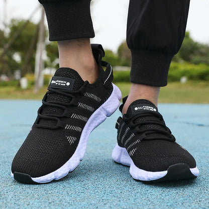 Men's Mesh Running Sneakers – Lightweight Breathable Casual Shoes