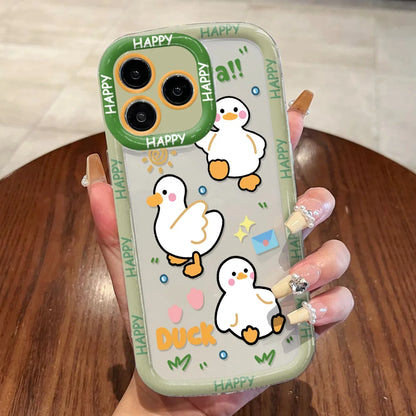 Cut Cat Aninal Phone Case Iphone 15 Funda 16 17 Pro Max 11 13 14 12 7 8 Plus Se 2020 Air 17promax