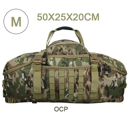 Tactical MOLLE Duffle Bag Backpack – 25L / 45L / 80L Outdoor Military Pack