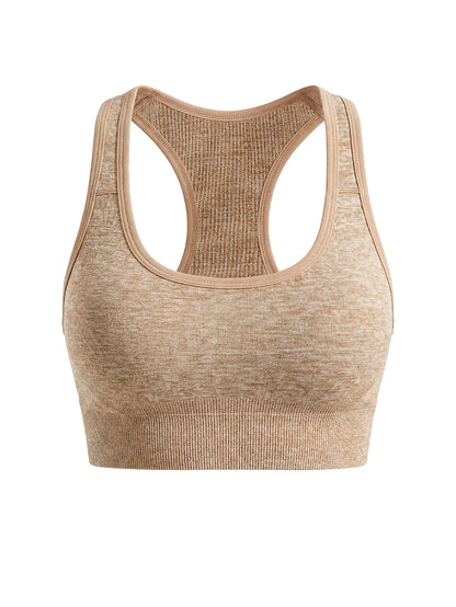 Women's Seamless Racerback Sports Bra – Workout & Yoga Top