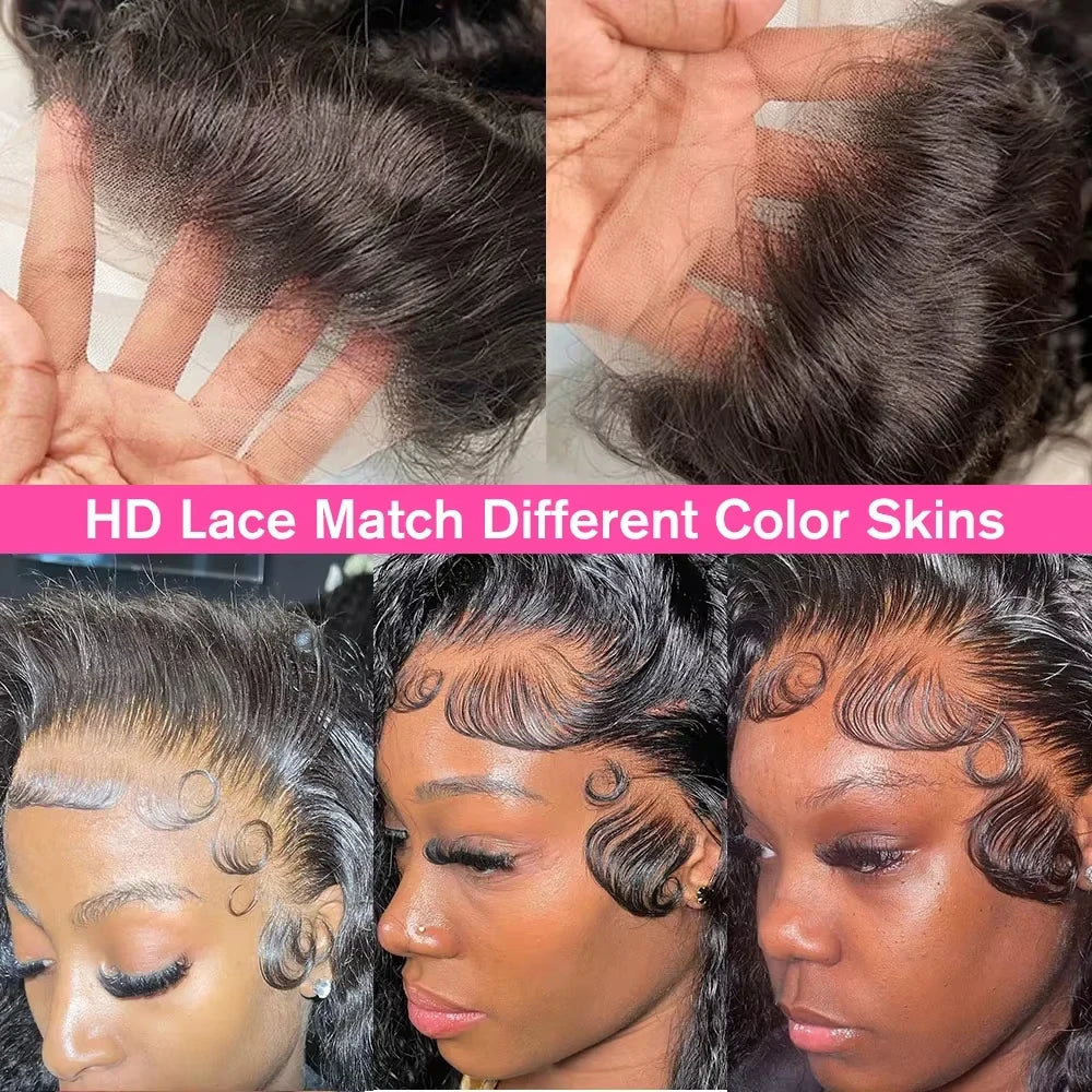 220 Raw Deep Water Wave Human Hair 13x6 Hd Curly Lace Frontal Wigs 30 40 Inch Pre Plucked Natural