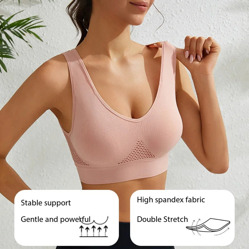 Women's High-Impact Sports Bra – Shockproof Running & Fitness Bra