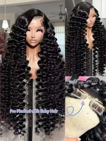 HD Lace Front Wig Loose Deep Wave Human Hair – 13x4 13x6 Glueless