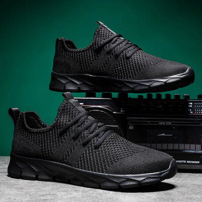 Men's Breathable Mesh Sneakers Lightweight Running Shoes Plus Size