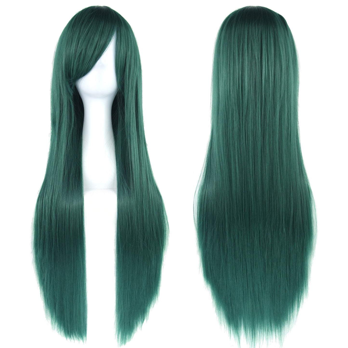 Long Straight Cosplay Wig 80cm Synthetic Hair – 36 Colors