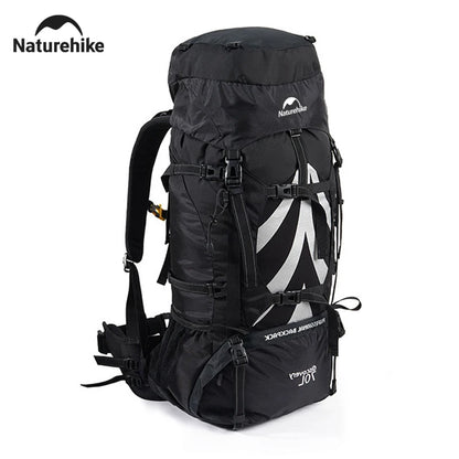 Naturehike 70L Hiking Backpack with Rain Cover – Ergonomic Camping Pack