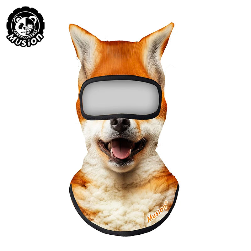Animal Balaclava Face Mask – Windproof Cycling Hood for Men & Women