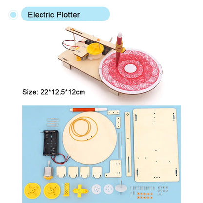 DIY STEM Science Experiment Kit for Kids – Handmade Assembly Model Toy (32 Designs)