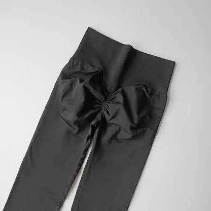 Seamless High-Waist Yoga Leggings – Scrunch Butt Lift Pants for Women