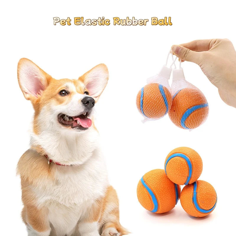Tough Chew-Proof Dog Fetch Ball for All Breed Sizes