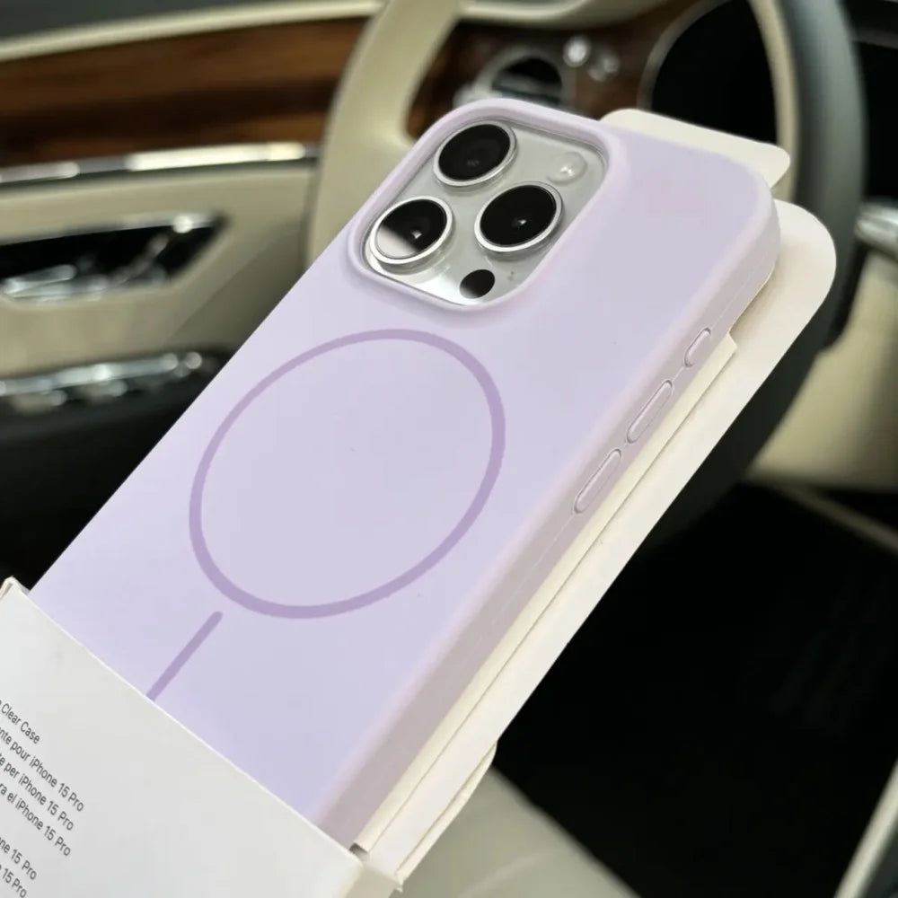 Luxury Liquid Silicone Case Iphone 16e 16 15 14 Plus 13 12 Pro Max 11 Magsafe Magnetic Wireless