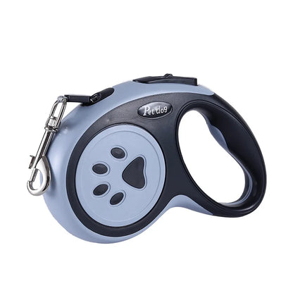 Retractable Dog Leash – Durable Nylon, 3m & 5m for Dogs & Cats