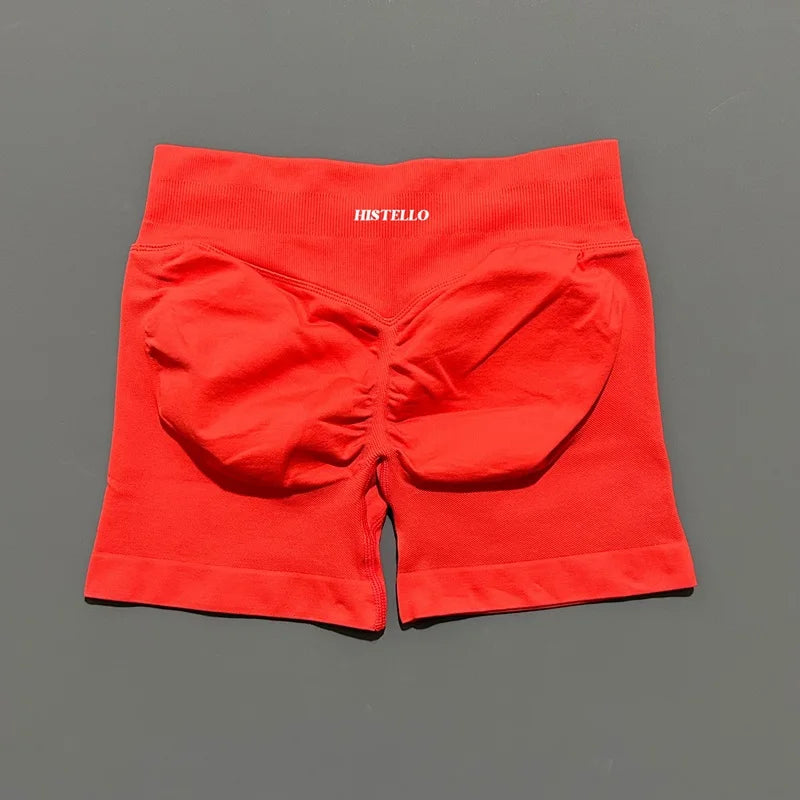 Women's Seamless High-Waist Workout Shorts – Yoga & Gym